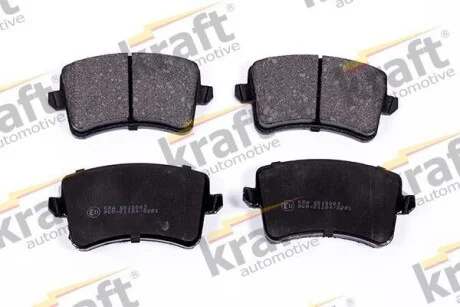 Тормозные колодки дисковые, комплект KRAFT 6010003