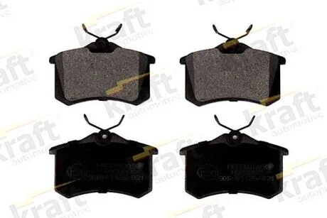 Тормозные колодки дисковые, комплект KRAFT 6010092