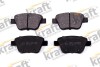 Тормозные колодки дисковые, комплект KRAFT 6010094 (фото 1)