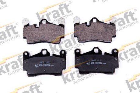 Тормозные колодки дисковые, комплект KRAFT 6010890