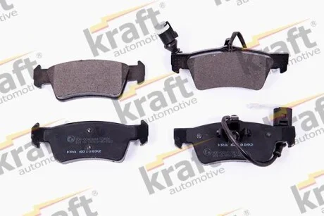 Тормозные колодки дисковые, комплект KRAFT 6010892