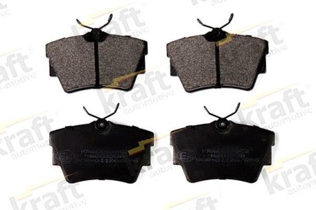 Тормозные колодки дисковые, комплект KRAFT 6010902