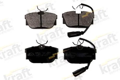 Тормозные колодки дисковые, комплект KRAFT 6010906