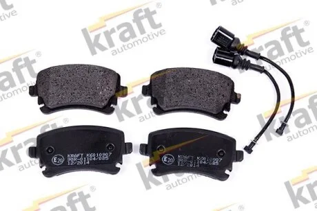 Тормозные колодки дисковые, комплект KRAFT 6010907