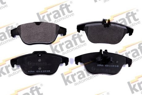 Тормозные колодки дисковые, комплект KRAFT 6011016