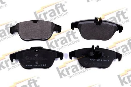 Тормозные колодки дисковые, комплект KRAFT 6011016