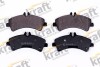 Тормозные колодки дисковые, комплект KRAFT 6011092 (фото 1)