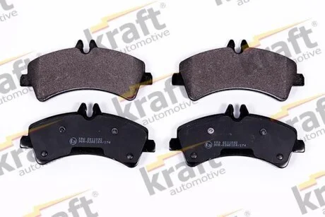 Тормозные колодки дисковые, комплект KRAFT 6011092