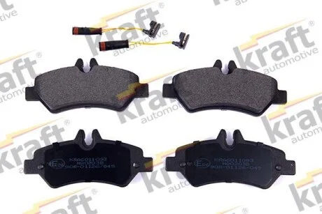 Тормозные колодки дисковые, комплект KRAFT 6011093