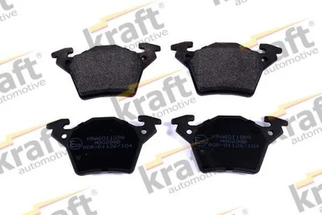 Тормозные колодки дисковые, комплект KRAFT 6011098