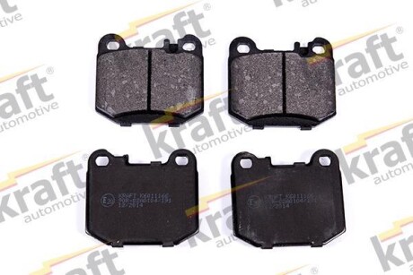 Тормозные колодки дисковые, комплект KRAFT 6011166