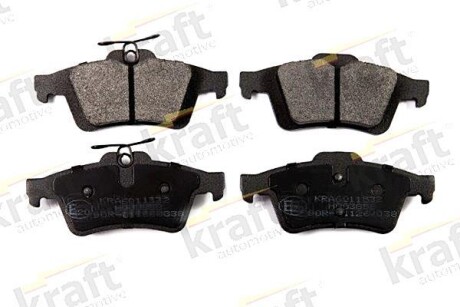 Тормозные колодки дисковые, комплект KRAFT 6011532