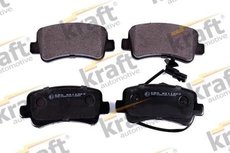 Тормозные колодки дисковые, комплект KRAFT 6011902