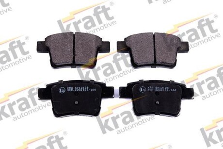 Тормозные колодки дисковые, комплект KRAFT 6012128