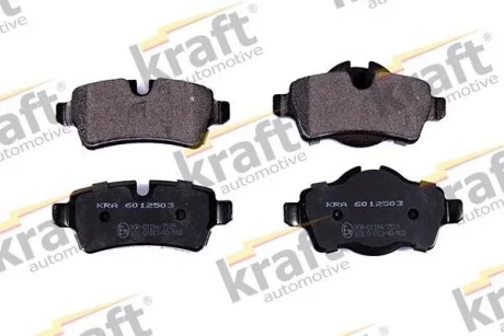Тормозные колодки дисковые, комплект KRAFT 6012503
