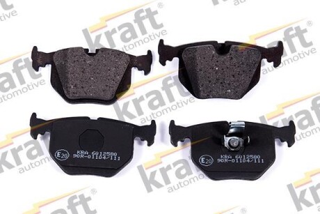 Тормозные колодки дисковые, комплект KRAFT 6012580