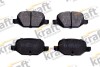 Тормозные колодки дисковые, комплект KRAFT 6013040 (фото 1)