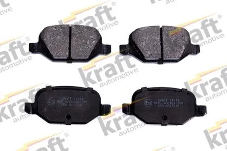 Тормозные колодки дисковые, комплект KRAFT 6013040