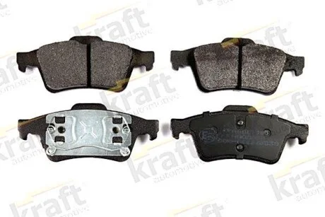 Тормозные колодки дисковые, комплект KRAFT 6015105