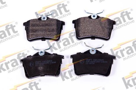 Тормозные колодки дисковые, комплект KRAFT 6015905