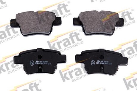Тормозные колодки дисковые, комплект KRAFT 6016000
