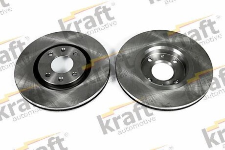 Тормозной диск передний вентилируемый KRAFT 6046000