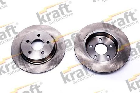 Тормозной диск задний невентилируемый KRAFT 6052206