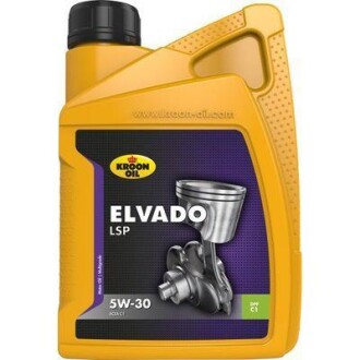 Моторное масло Elvado LSP 5W-30, 1л KROON OIL 33482