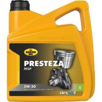 Моторное масло Presteza MSP 5W-30, 4л KROON OIL 35137