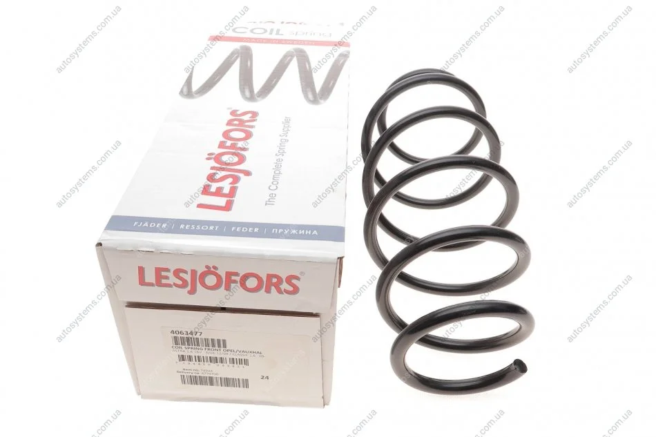 Пружина подвески передняя OPEL-VAUXHAL LESJOFORS 4063477 (фото 1)