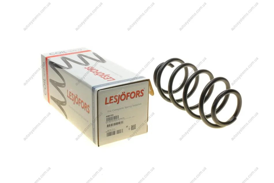 Пружина (передня) Skoda Yeti 1.4TSI/1.6TDI 10-17/VW Golf V/VI 1.4-2.0/FSI/1.9-2.0TDI/2.0SDI 03-13 LESJOFORS 4085723 (фото 1)