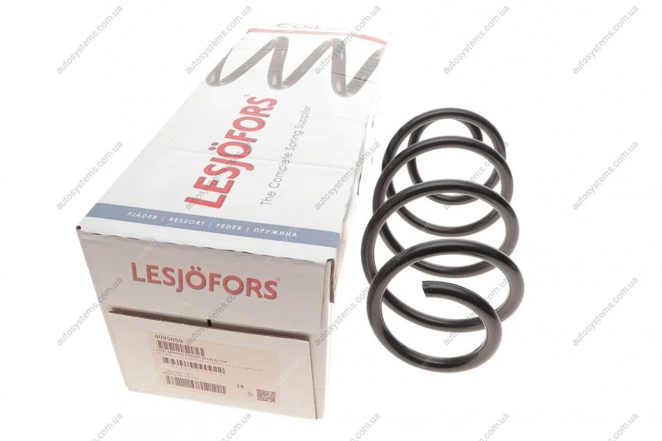 Пружина (передня) VW Golf V/VI/Skoda Octavia 1.9TDI/2.0/TDI/SDI/FSI/1.8TSI 03-13 (унив/накл.з.ч) LESJOFORS 4095050 (фото 1)