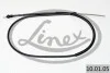 Трос ручника Dacia Logan 04- (1674/1500 мм) LINEX 10.01.05 (фото 2)