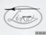 Трос ручника (задній) Ford Focus 03-07 (230mm) LINEX 15.02.02 (фото 2)