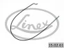 Трос ручника (центральний) Ford Galaxy/VW Sharan 95-10 (650mm) LINEX 15.02.61 (фото 2)