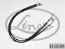 Трос ручника Chevrolet Corsa/Opel Astra G 00- (1254/1060+1254/1060) (к-кт) LINEX 32.01.66 (фото 2)