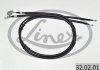 Трос ручника (задній) Opel Astra H 04- (1735/1550+1760/1580mm) LINEX 32.02.01 (фото 2)