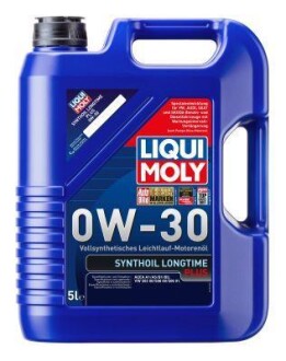 Моторное масло Synthoil Longtime Plus 0W-30, 5л LIQUI MOLY 1151