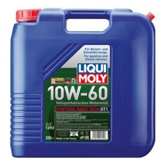 Моторное масло Synthoil Race Tech GT1 10W-60, 20л LIQUI MOLY 1392