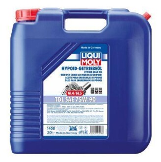 Трансмиссионное масло Hypoid 75W-90, 20л LIQUI MOLY 1408