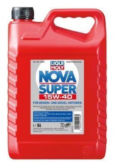 Моторное масло NOVA SUPER 15W-40, API CF-4/SJ, ACEA A2/B3/E2, 5л LIQUI MOLY 1426