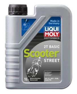 Моторное масло Motorrad Scooter 2T Basic, 1 л LIQUI MOLY 1619