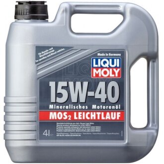 Моторное масло MoS2 Leichtlauf 15W-40, 4л LIQUI MOLY 1949