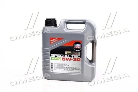 Фото 1 - олива моторна Special Tec DX1 5W-30, 4л. LIQUI MOLY 20968 Олива моторна Special Tec DX1 5W-30, 4л. LIQUI MOLY 20968 (фото 1)