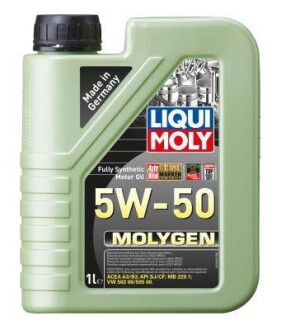 Моторное масло Molygen 5W-50, 1л LIQUI MOLY 2542