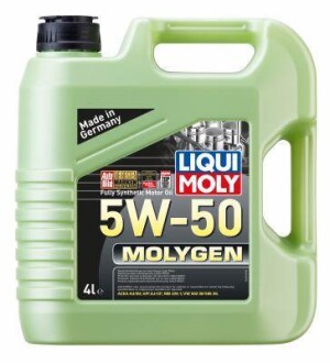 Моторное масло Molygen 5W-50, 4л LIQUI MOLY 2543