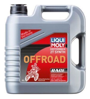 Моторное масло Motorbike 2T Synth Offrooad, 4л LIQUI MOLY 3064