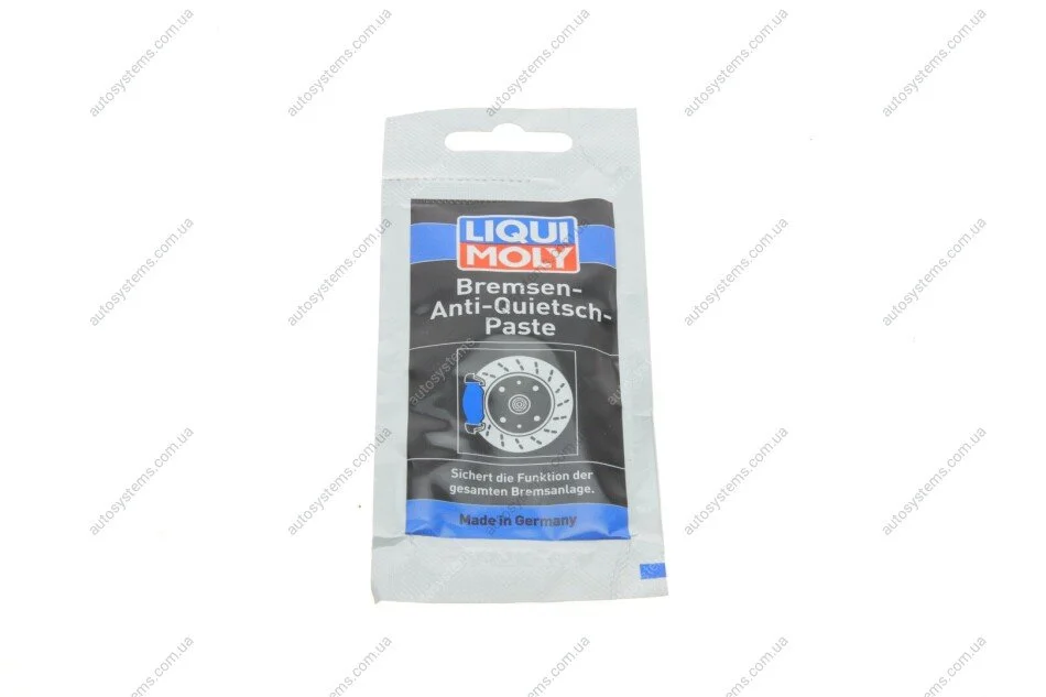 Змазка жаростійка для гальмівної системи Bremsen Anti-Quietsch Paste (10 мл) (LM7585) LIQUI MOLY 3078 (фото 1)