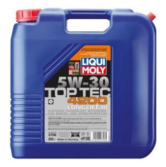 Моторное масло Top Tec 4200 5W-30, 20л LIQUI MOLY 3708