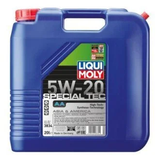 Моторное масло Special Tec AA 5W-20, 20л LIQUI MOLY 3834